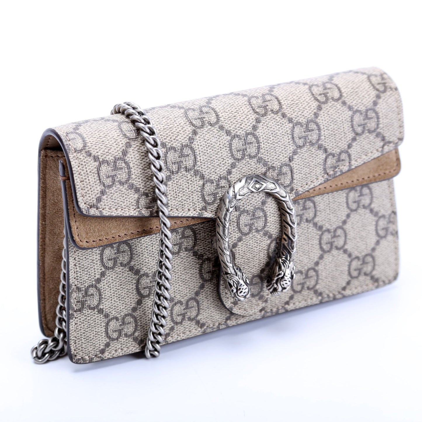 Gucci 476432 Dionysus GG Super Mini Tan Bag