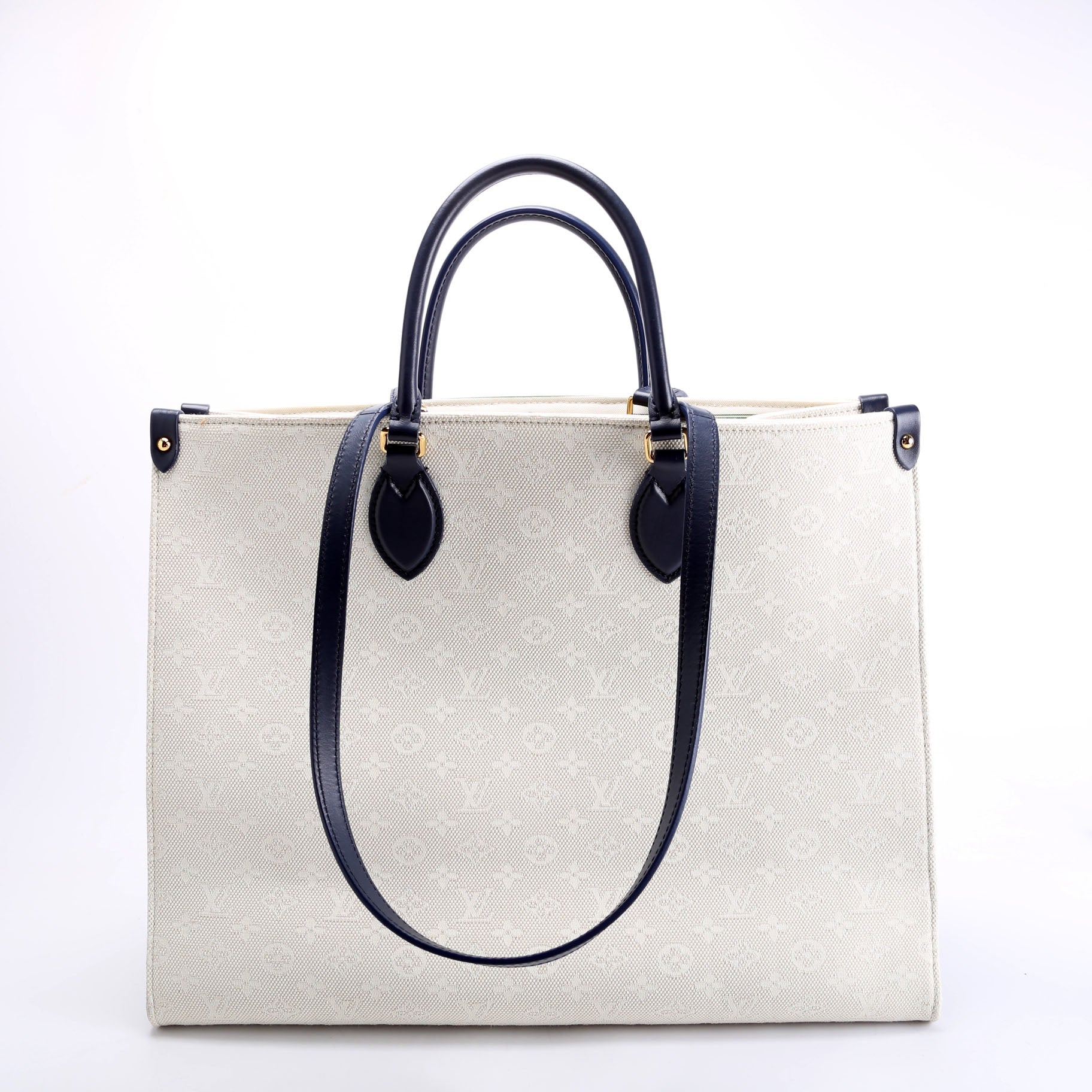 Louis Vuitton ONTHEGO GM Jacquard Embroidered Tufted Monogram Portofino