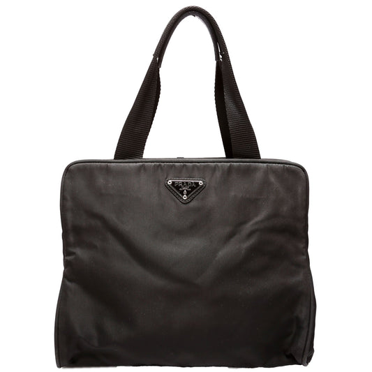 Prada B7799 Tessuto Nylon Note Black Bag