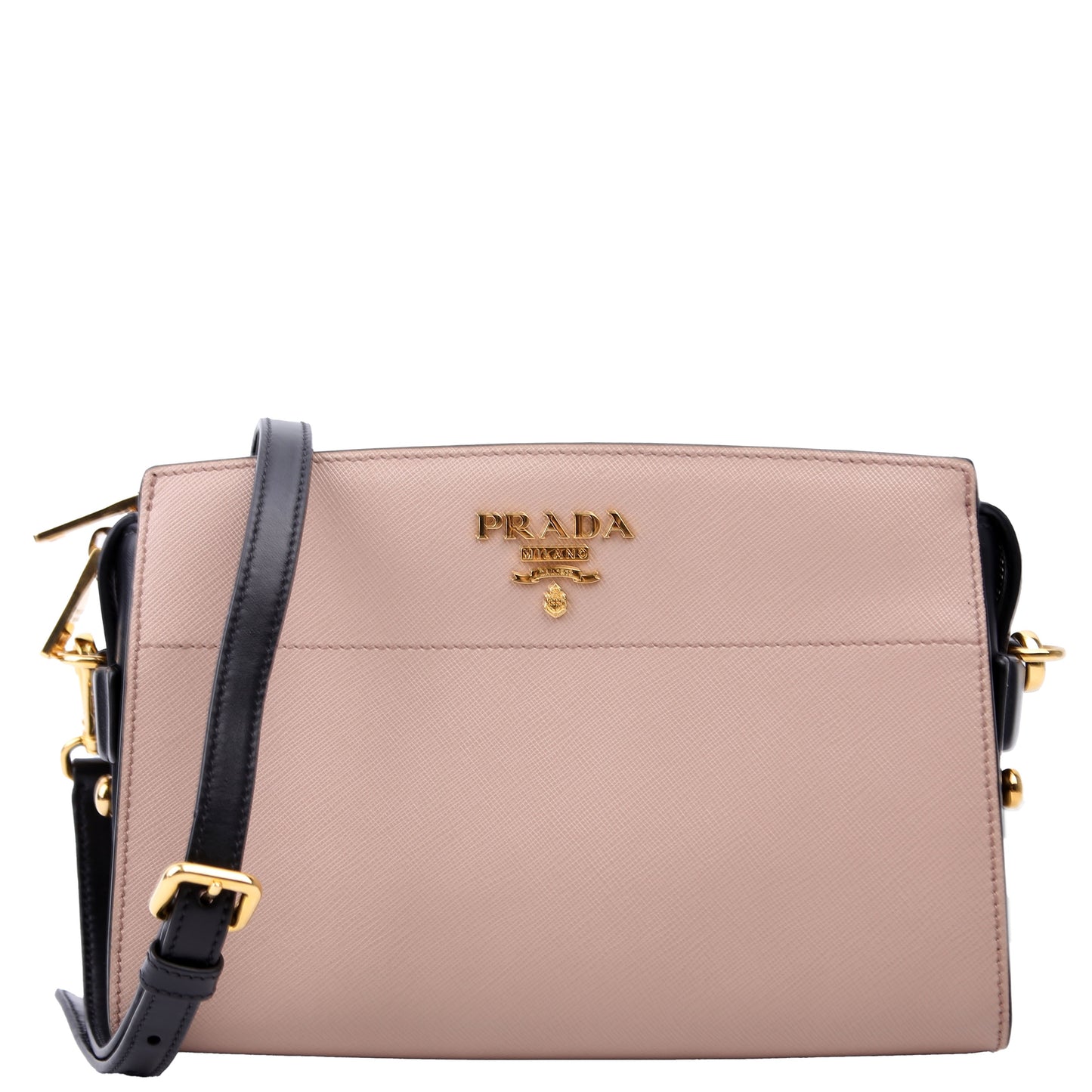 Prada Esplanade Crossbody Tan/Black Bag
