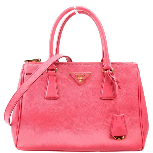 Prada Saffiano Galleria Small Pink Bag