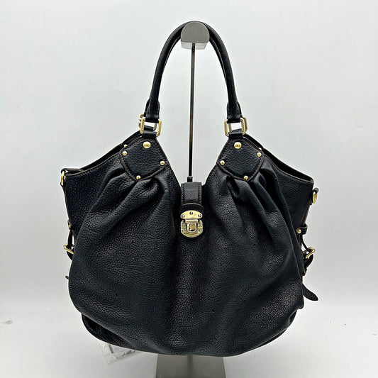 Louis Vuitton Black Monogram Mahina Leather XL Bag Louis Vuitton LA12408