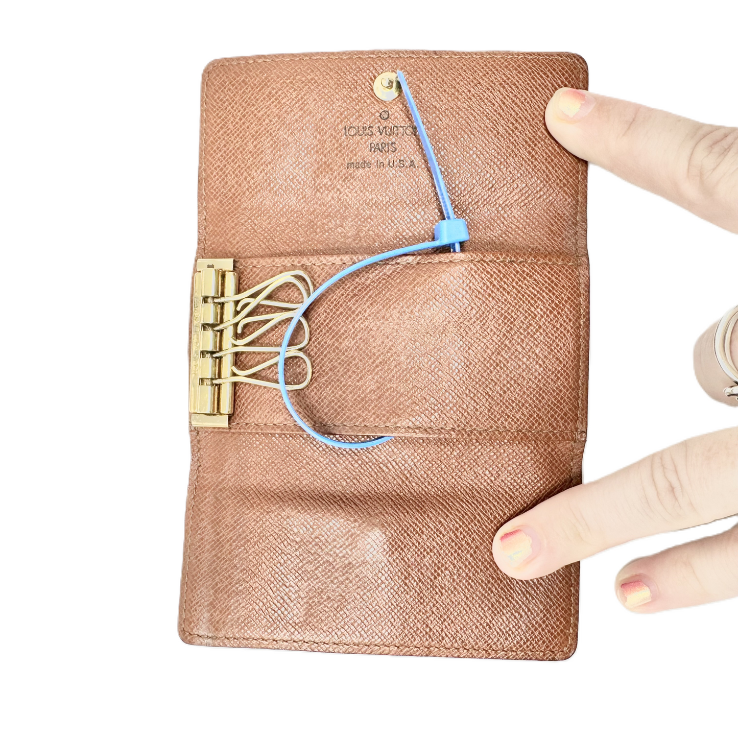 Key Holder Luxury Designer By Louis Vuitton, Size: Small Crossbody
