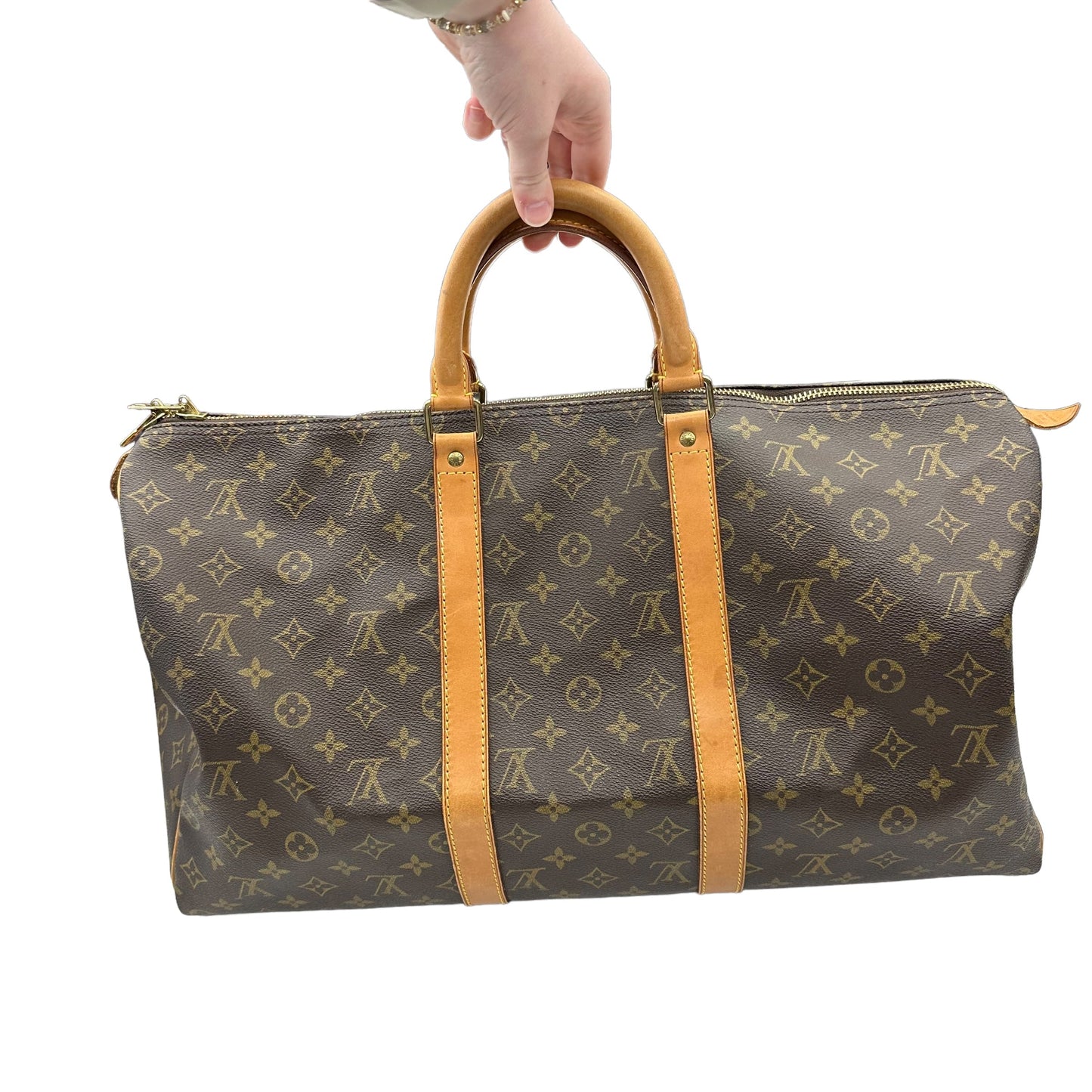 Duffle And Weekender Luxury Designer By Louis Vuitton Size: Medium Crossbody