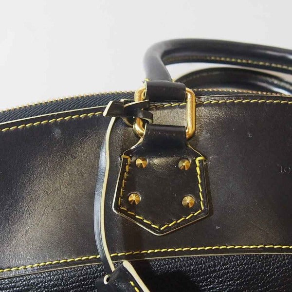 LOUIS VUITTON Handbag leather Noir LockitPM Suhari Tote Bag Women(Unisex)