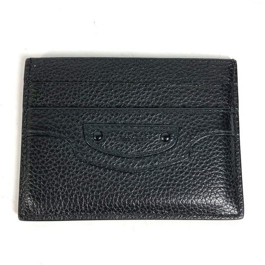 BALENCIAGA Card Case 640109 leather black Neo classic Women