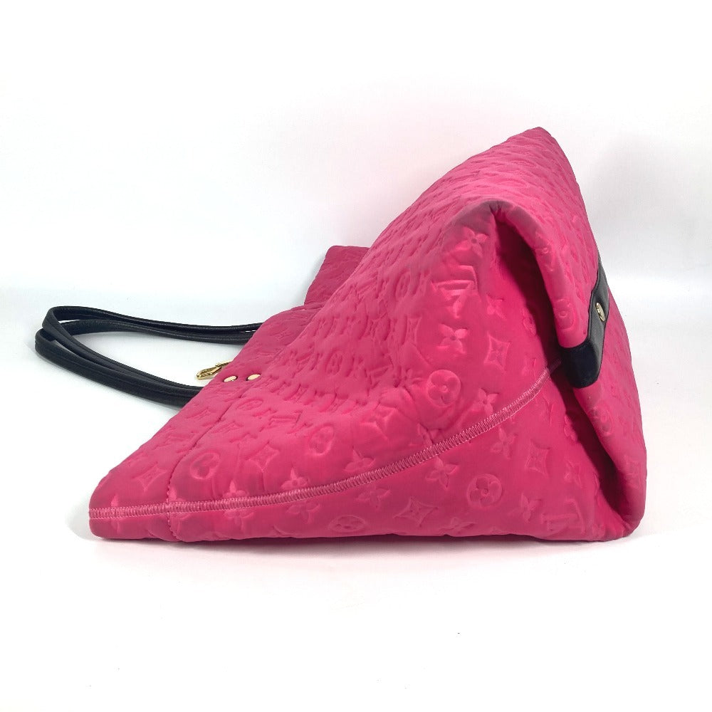 LOUIS VUITTON Shoulder Bag microfiber pink Cruise line Scuba MM