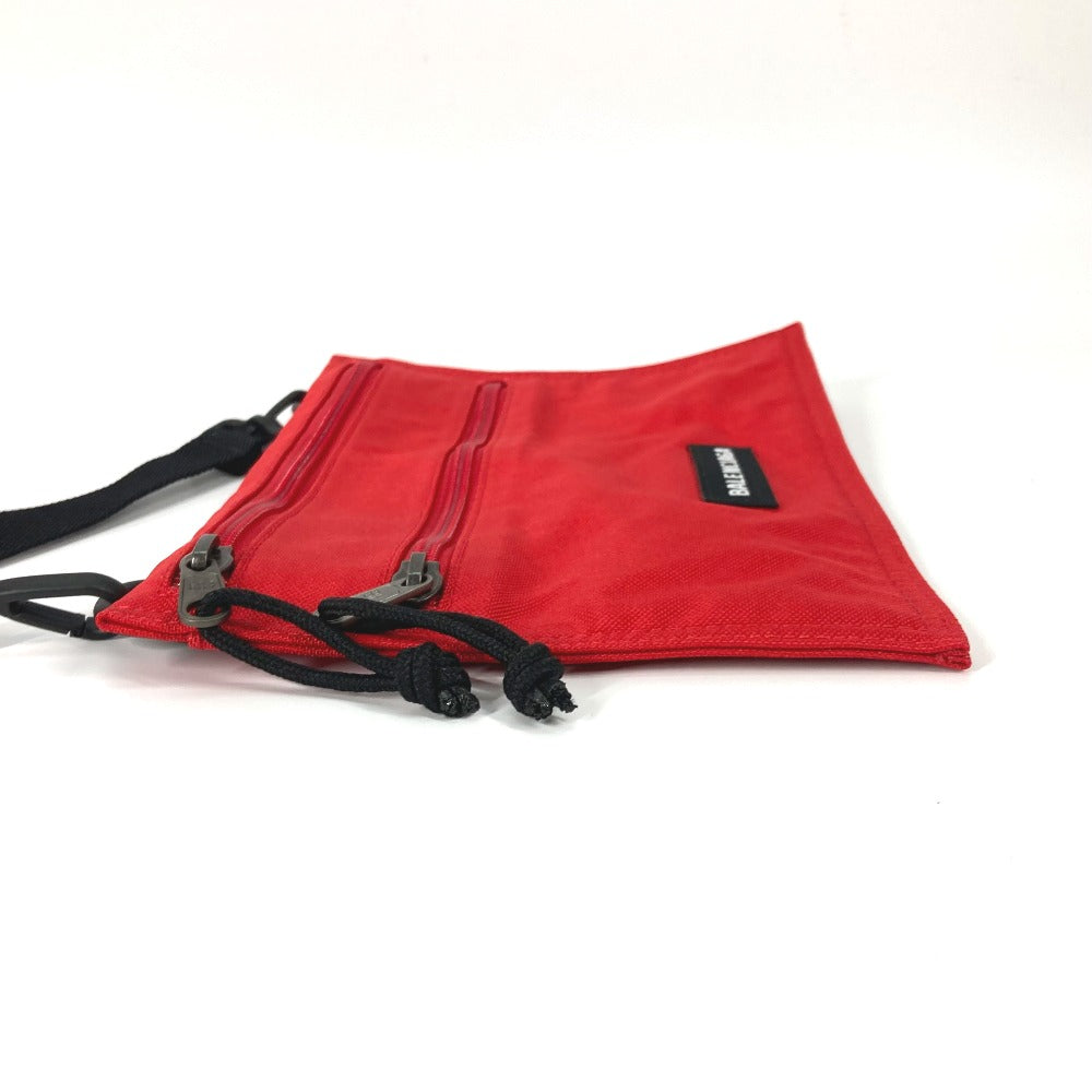 BALENCIAGA Shoulder Bag 618379 Nylon Red Crossbody Explorer Women