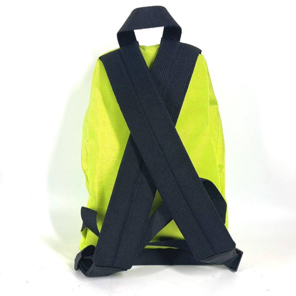 BALENCIAGA Backpack 558163 Nylon canvas yellow Explorer logo