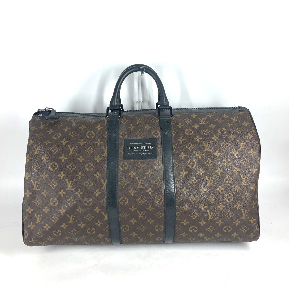 LOUIS VUITTON Boston Duffel bag Monogram canvas Brown Monogram watercolor Keepall �Ebandouliere55 unisex(Unisex)