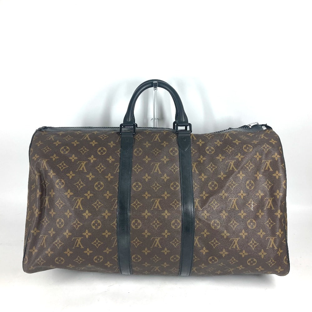 LOUIS VUITTON Boston Duffel bag Monogram canvas Brown Monogram watercolor Keepall �Ebandouliere55 unisex(Unisex)