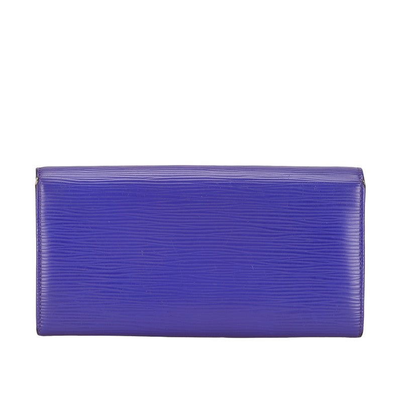 Louis Vuitton Epi Portefoliosara Long Wallet M6031G Fig Pearl Leather Louis Vuitton