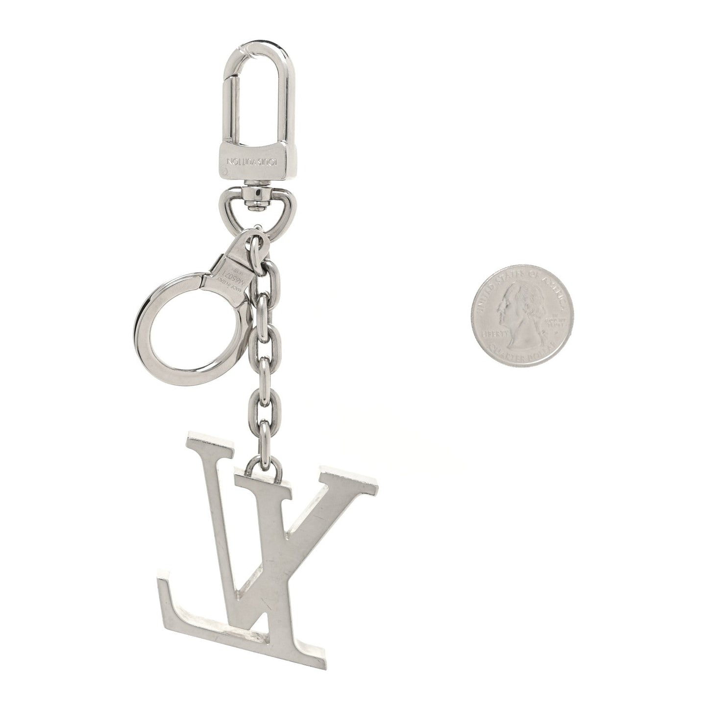 LOUIS VUITTON LV FACETTES BAG CHARM KEY HOLDER