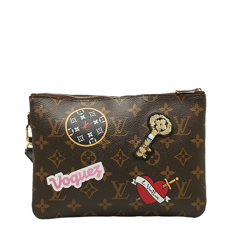 Louis Vuitton Monogram M63447 Porch PVC Brown Multicolor