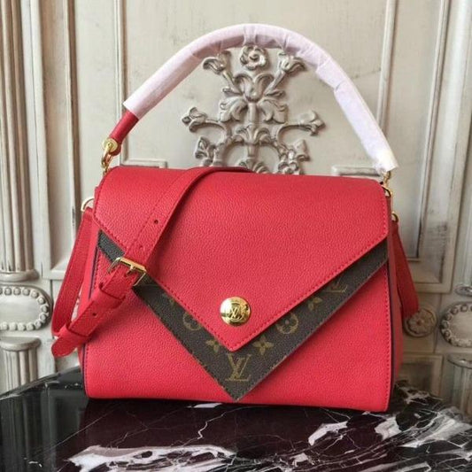 Louis Vuitton Double V Handbag Rubis