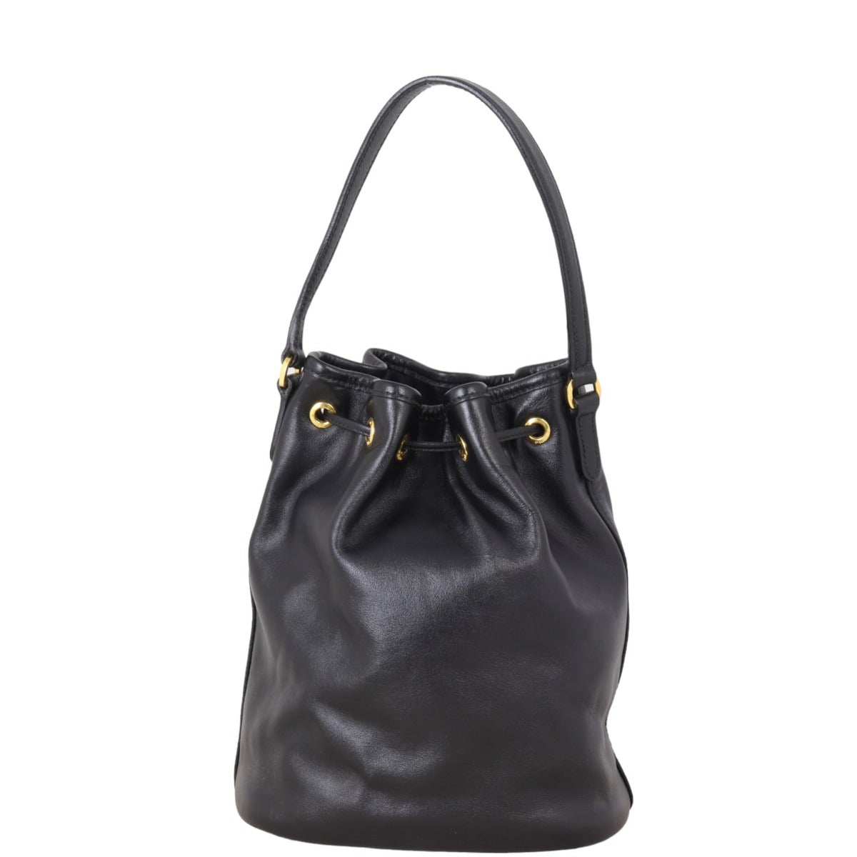 Prada Duet Leather Bucket Bag