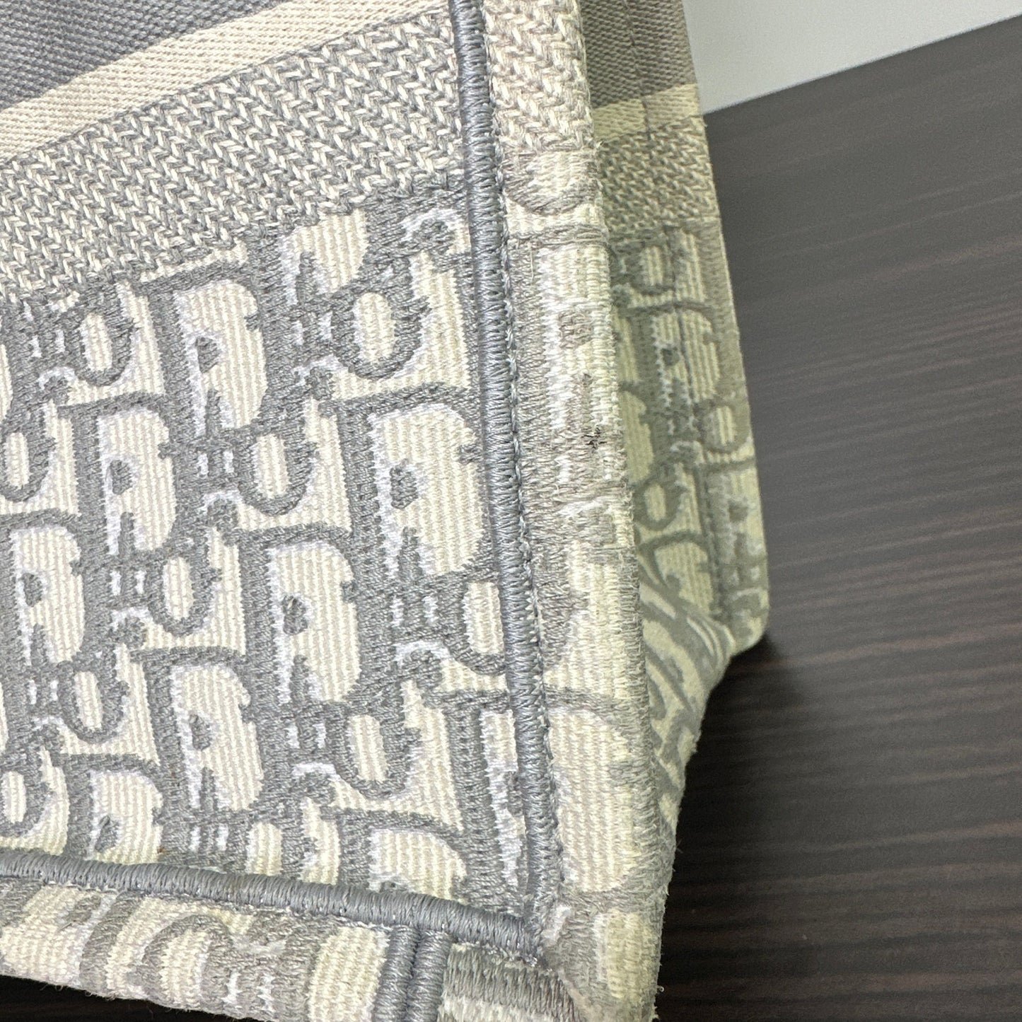 Dior Grey Oblique Canvas Large Book Tote LB124921