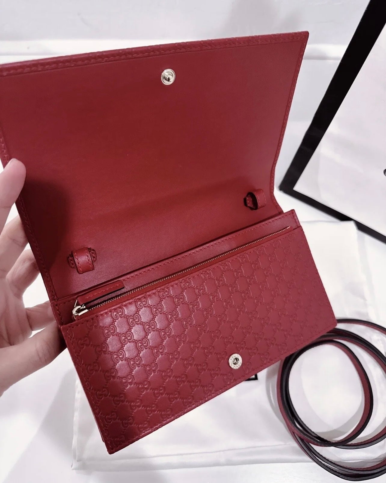 Gucci Nylon Leather Crossbody