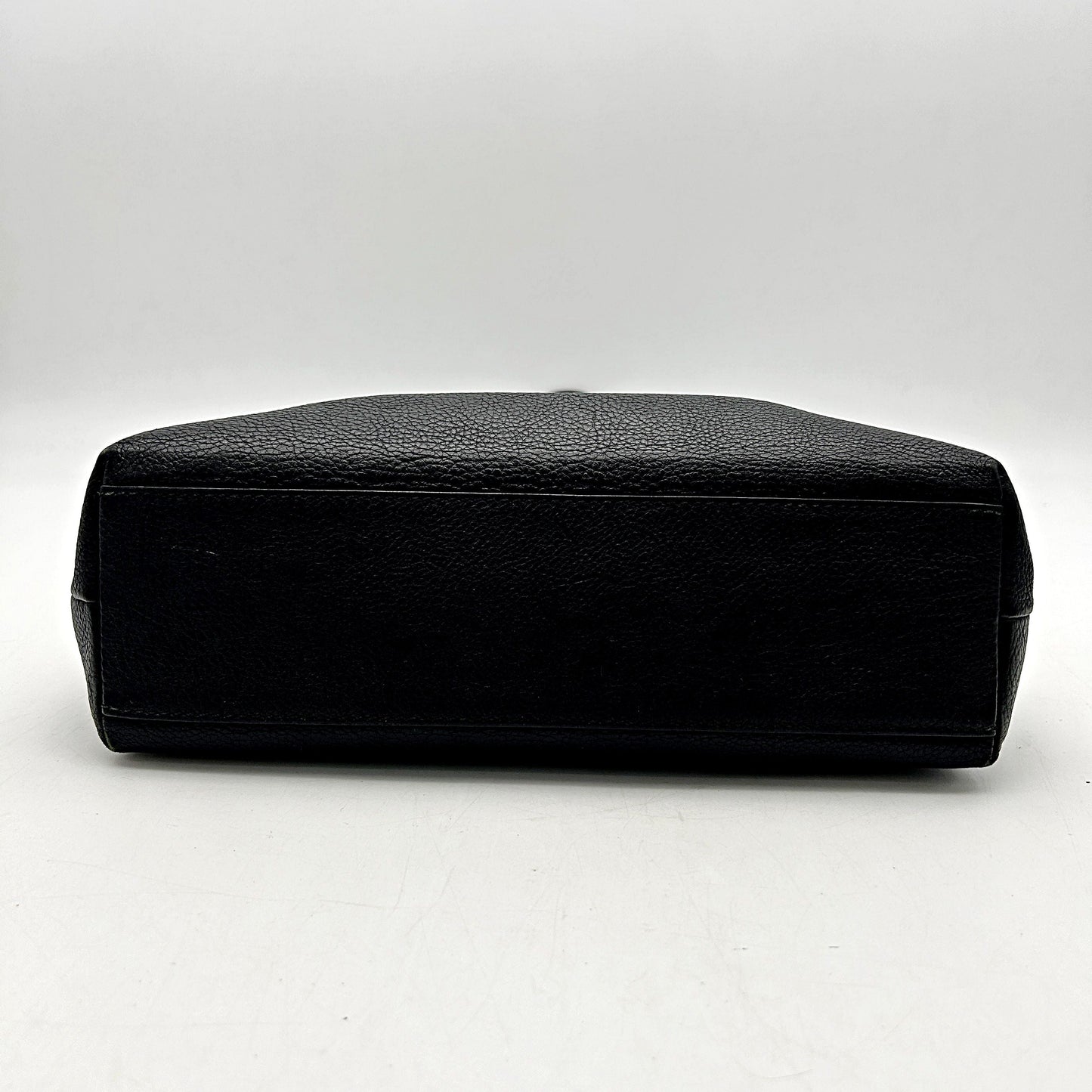 BALENCIAGA Calfskin Logo Small Shopping Black LA39923