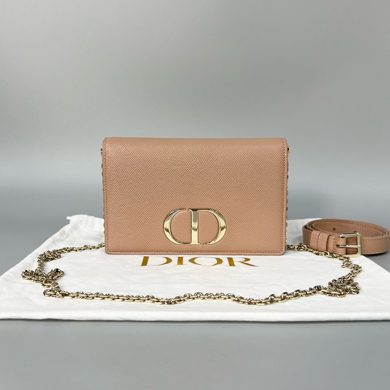 Dior bag 19×12.5×4cm beige XJ10859