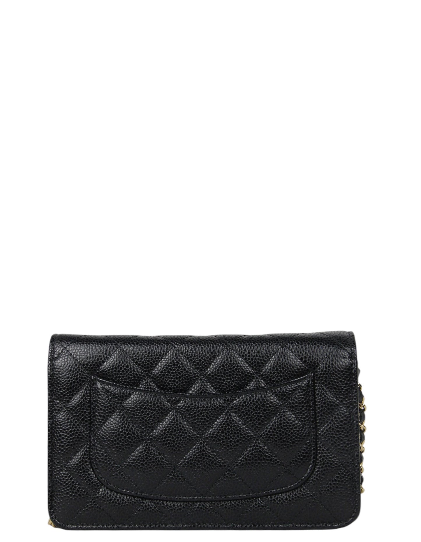 Chanel Black Caviar Leather WOC Bag