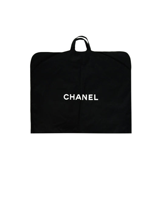 Chanel Black Canvas Garment Bag