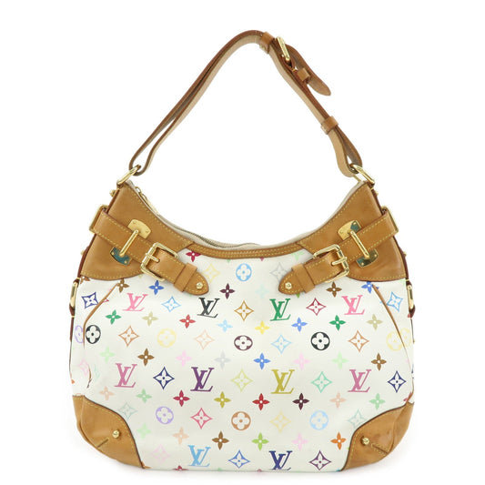Louis Vuitton Monogram Multicolor Greta Shoulder Bag Blanc M40195