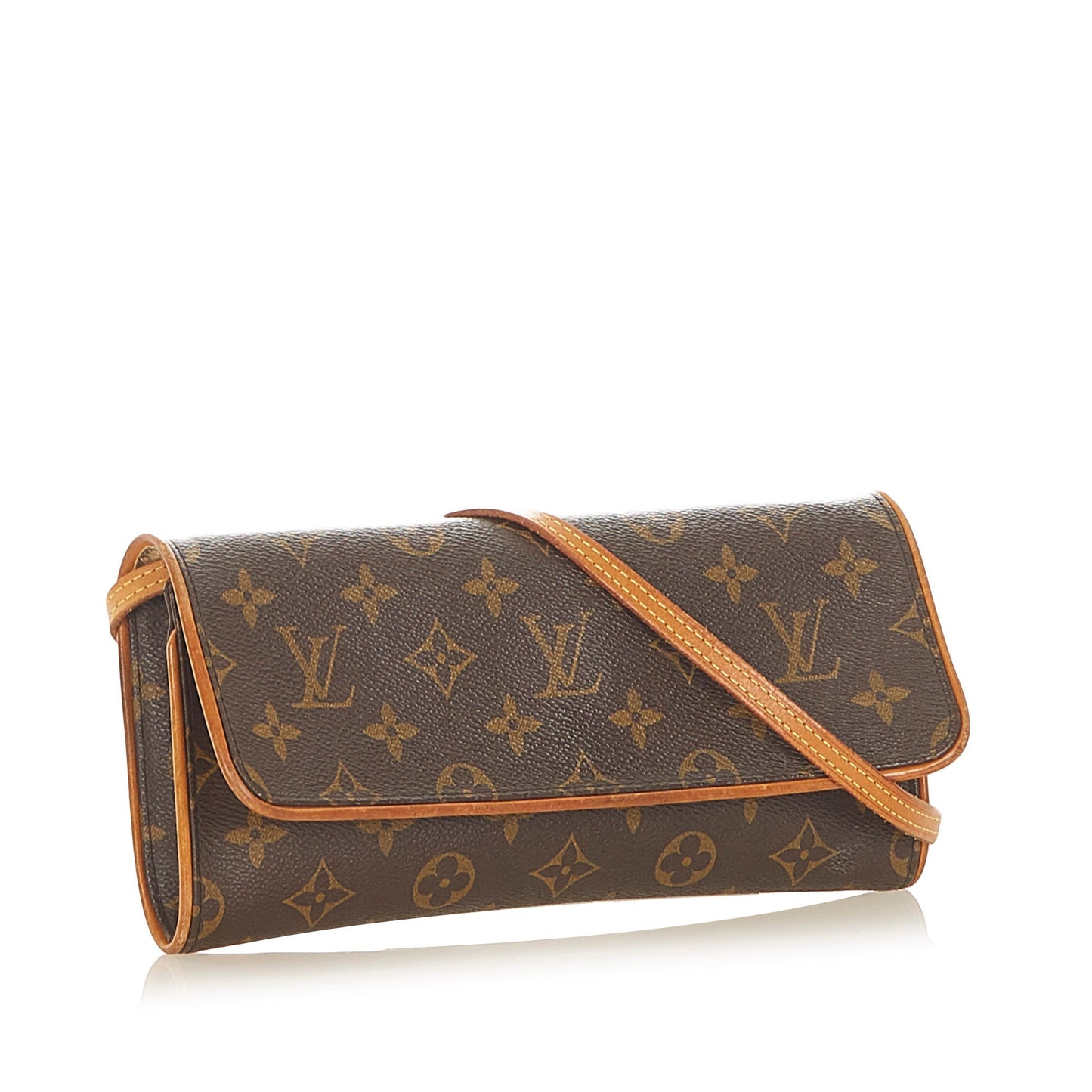 Louis Vuitton Monogram Pochette Twin PM Brown