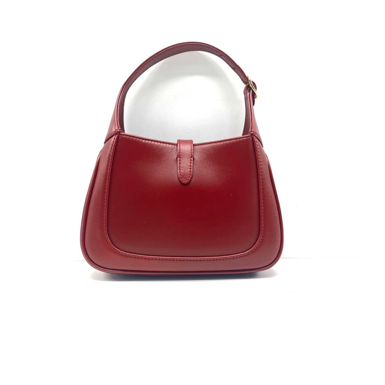 Gucci Jackie 1961 Mini Red Burgundy Leather Bag