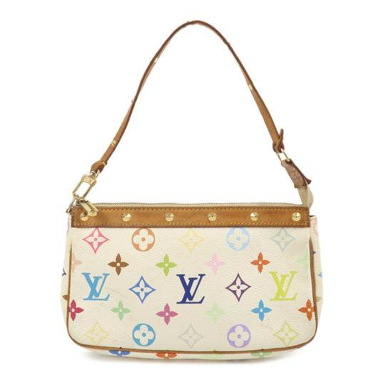 Louis Vuitton Monogram Multicolor Pochette Accessoires Blanc M92649