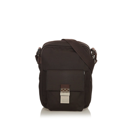 Gucci Brown Canvas Crossbody Style 3
