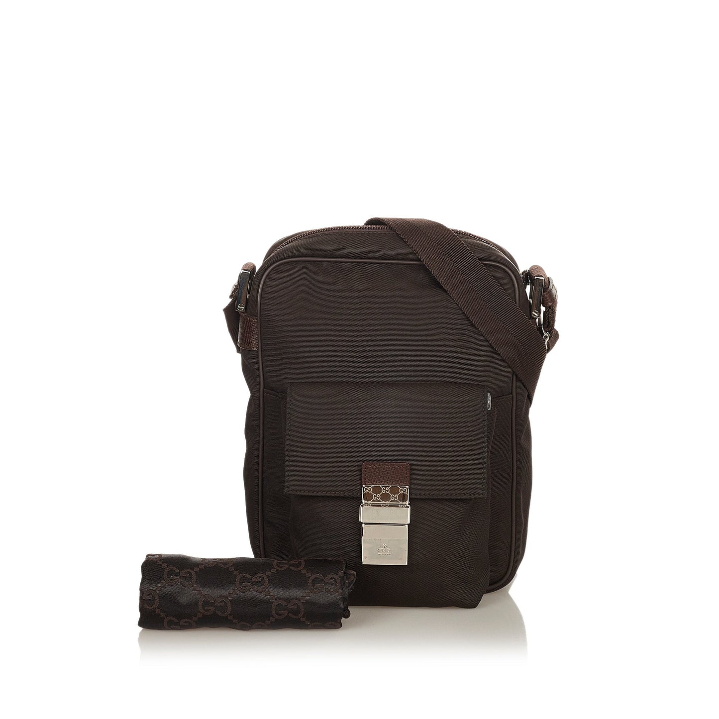 Gucci Brown Canvas Crossbody Style 3