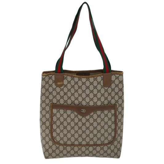 Gucci Leather Canvas Tote