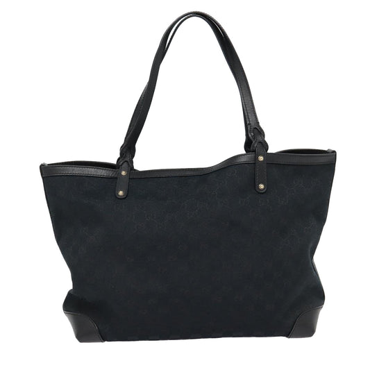 Gucci Leather Canvas Tote