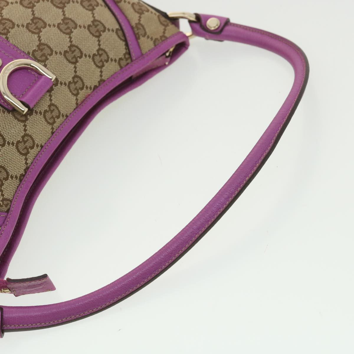 Gucci Lou Canvas Top Handle Handbag