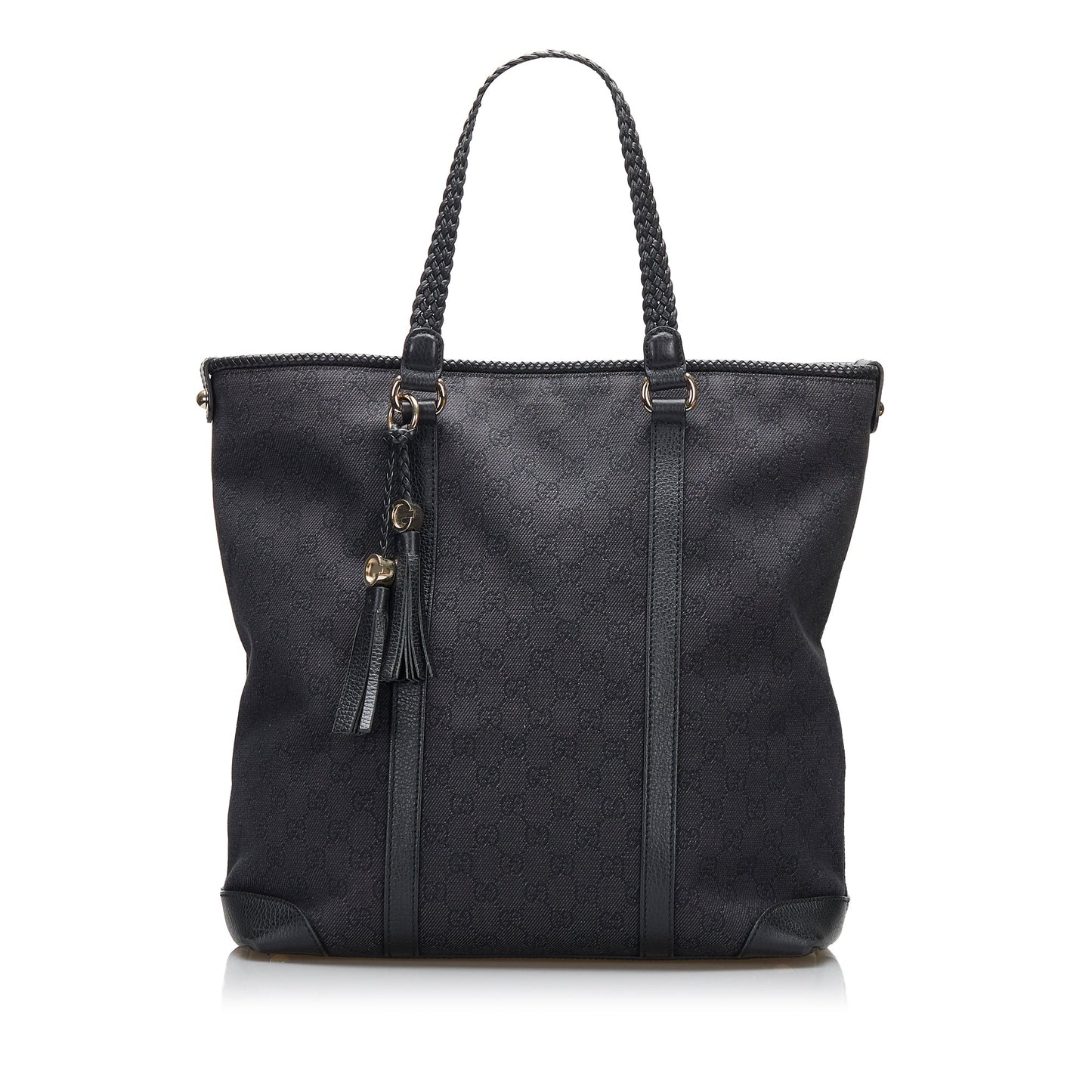 Gucci Leather Canvas Tote