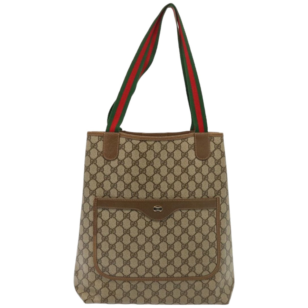 Gucci Leather Canvas Tote
