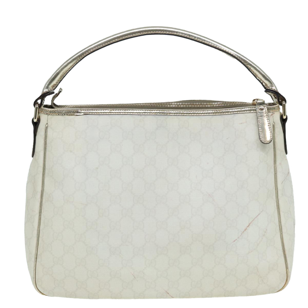 Gucci Leather Canvas Shoulder Bag