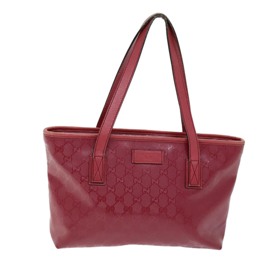 Gucci Leather Canvas Tote