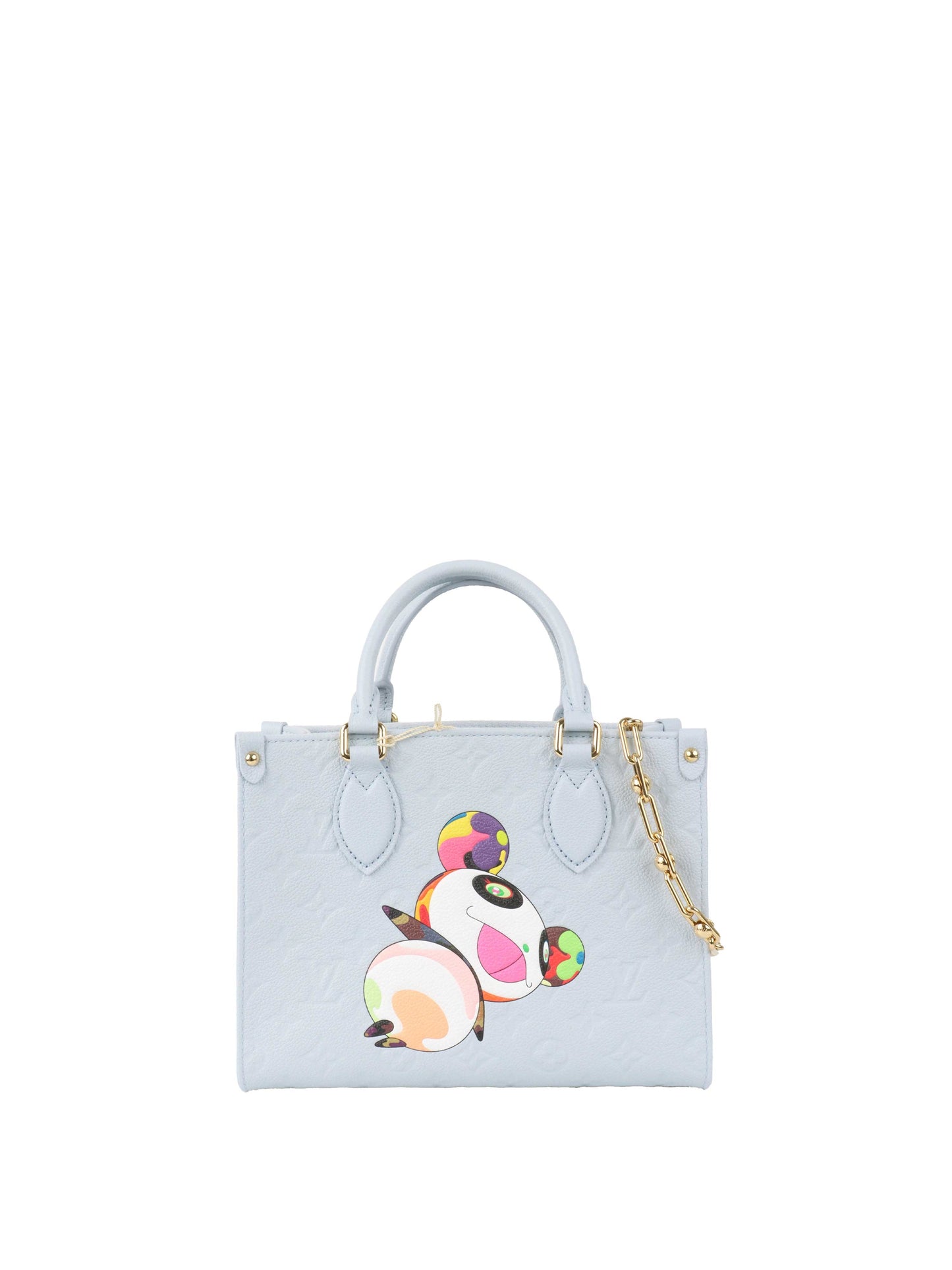 Louis Vuitton x Takashi Murakami OnTheGo PM Washed Blue Monogram Empreinte Leather