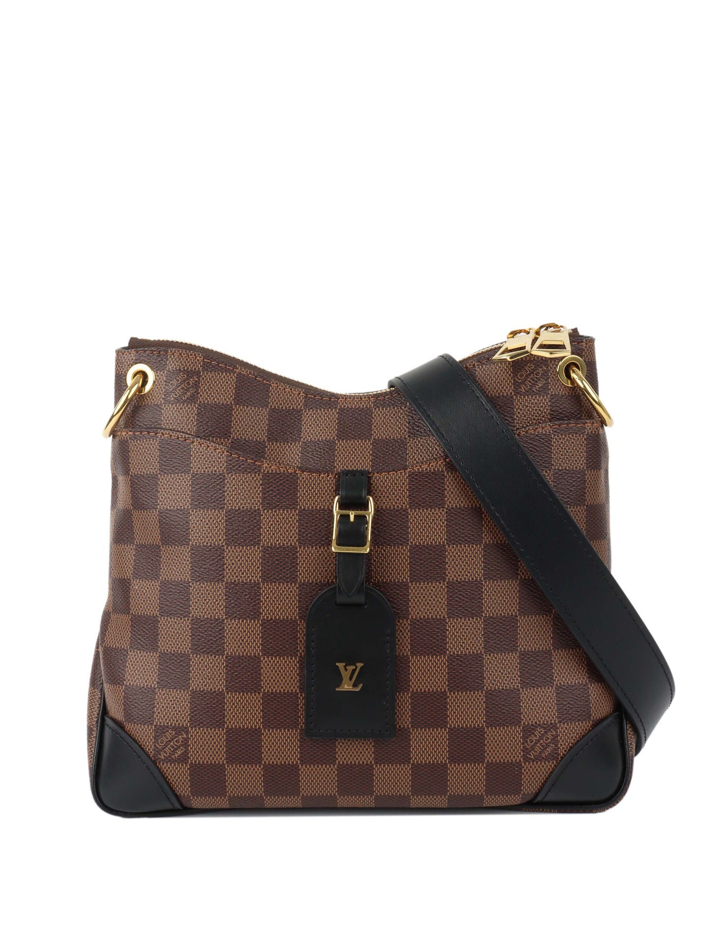 Louis Vuitton Black Damier Ebene Odeon PM Bag