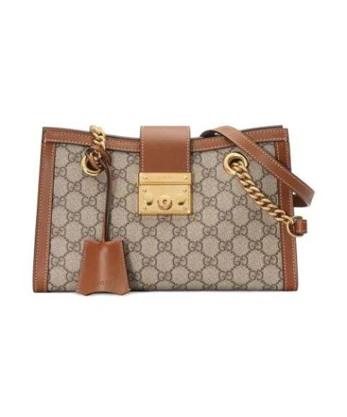 Gucci Monogram Chain Leather Crossbody