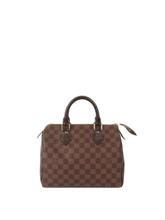 Louis Vuitton Damier Ebene Speedy Bandouli re 25