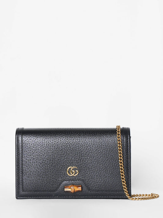 Gucci Lou Chain Leather Shoulder Bag
