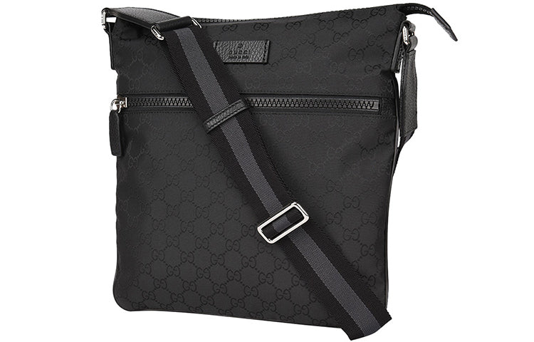 Gucci Nylon Leather Shoulder Bag