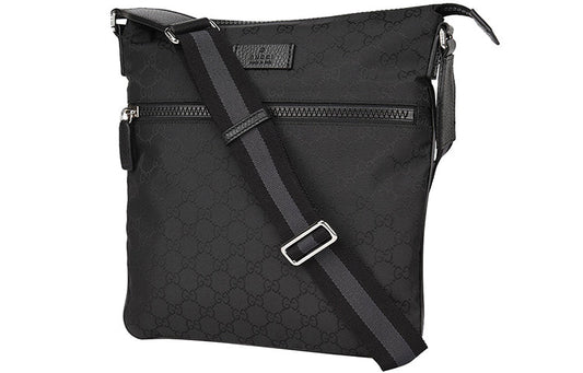 Gucci Nylon Leather Shoulder Bag