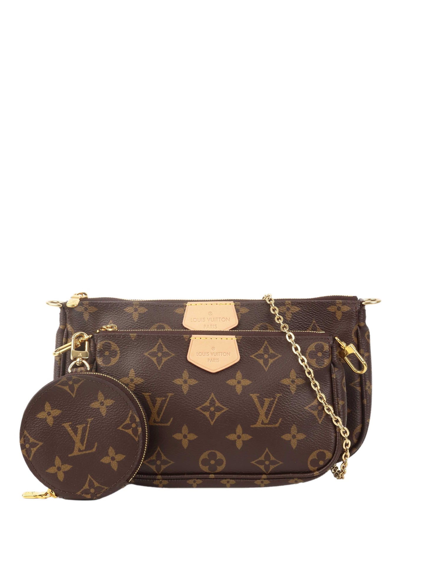 Louis Vuitton Khaki Multi Pochette Accessoire