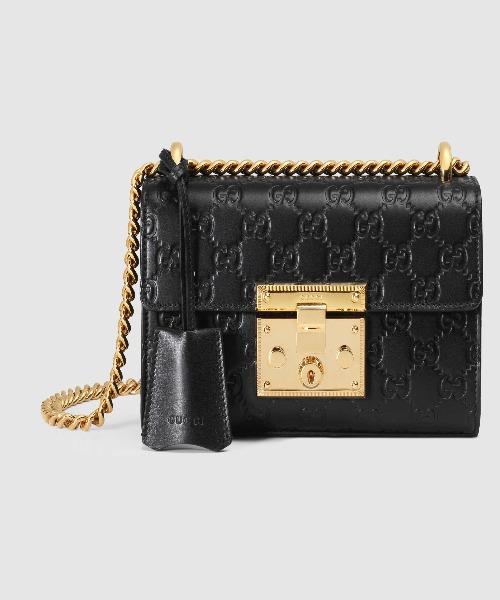 Gucci Monogram Chain Leather Crossbody