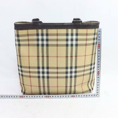 Burberry Tote Bag Beige PVC (SHC1-14305)