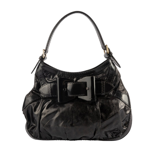 Gucci Leather Canvas Shoulder Bag